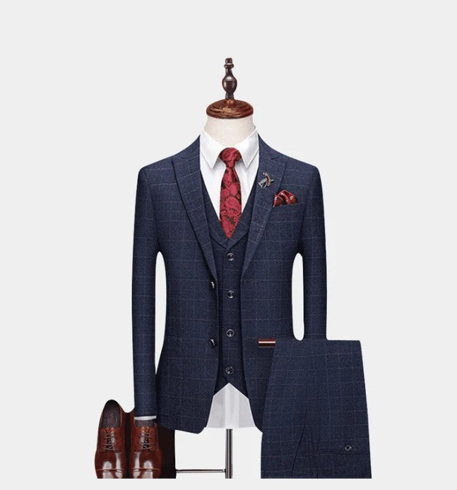 TRAJE DE TRES PIEZAS BACCO ROSSO