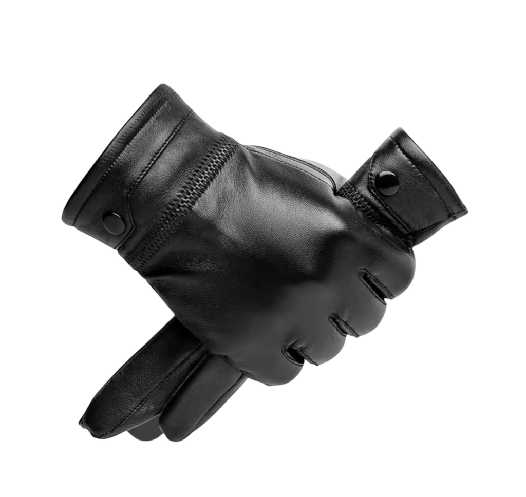 GUANTES DE CUERO OLD NOIR