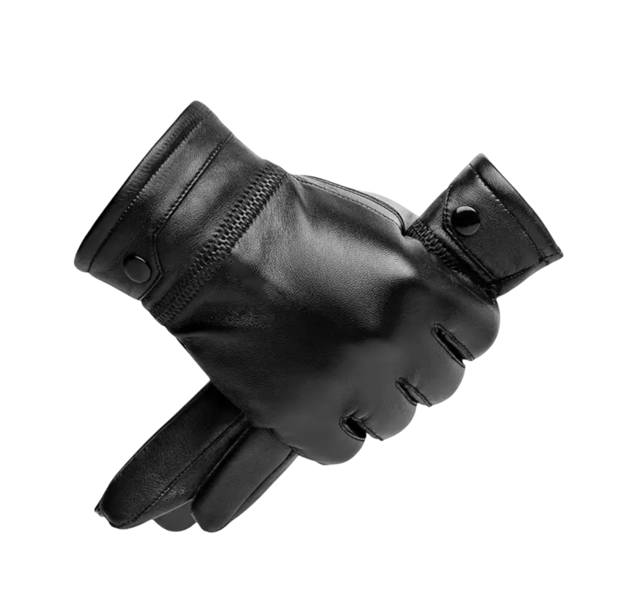 GUANTES DE CUERO OLD NOIR