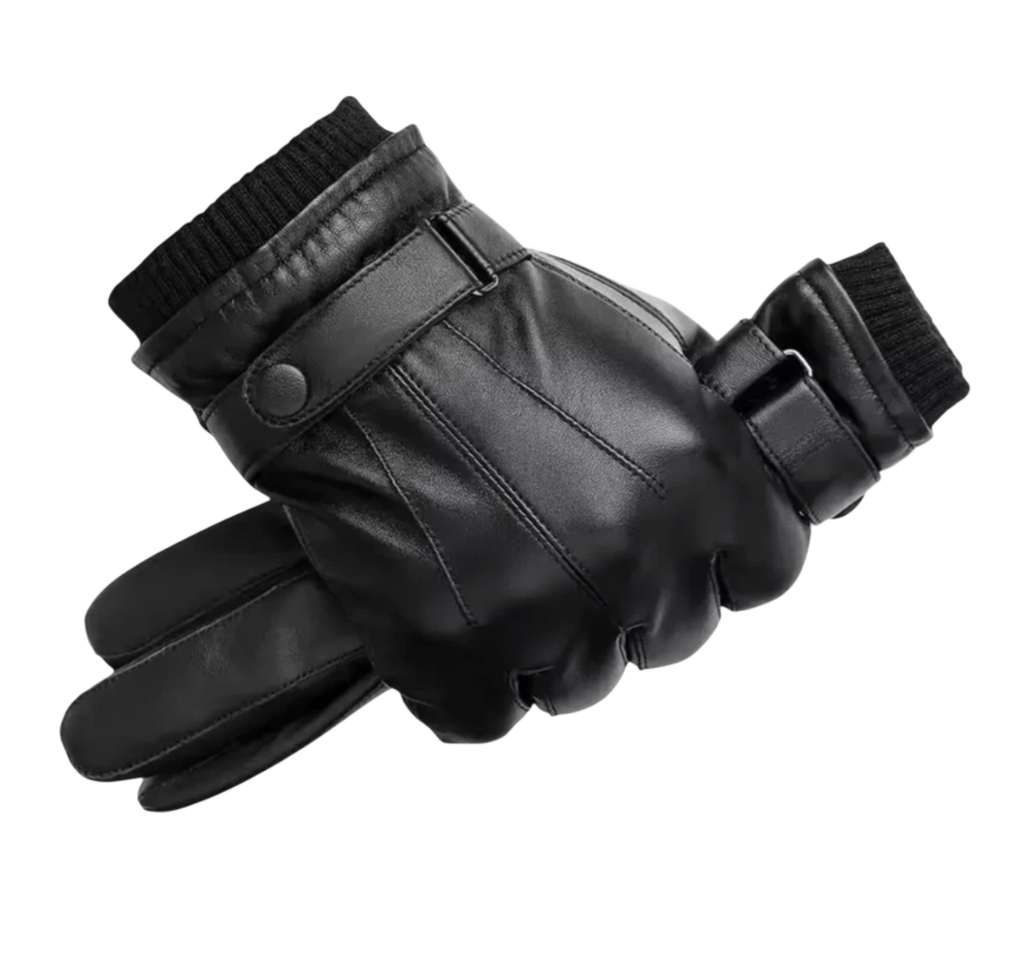 GUANTES DE CUERO OLD NOIR