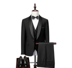 TRAJE DE TRES PIEZAS BLACK MONARCH