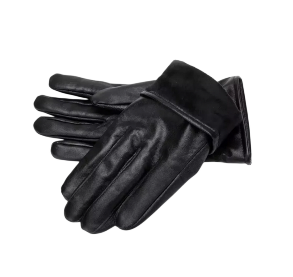 GUANTES DE CUERO OLD NOIR