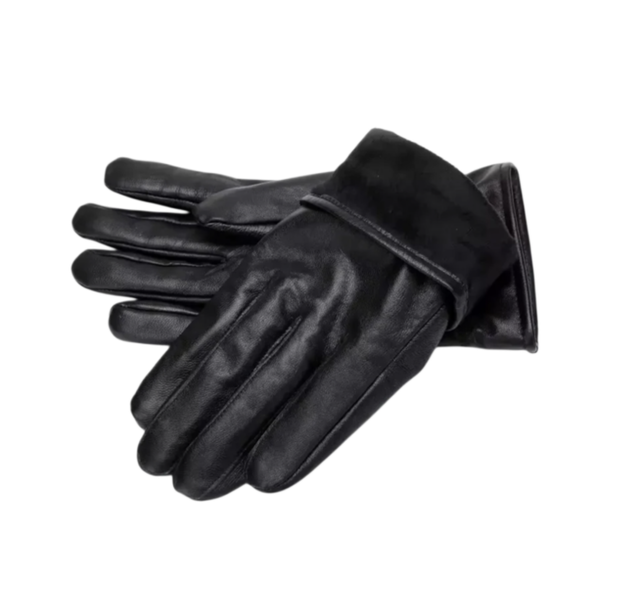 GUANTES DE CUERO OLD NOIR