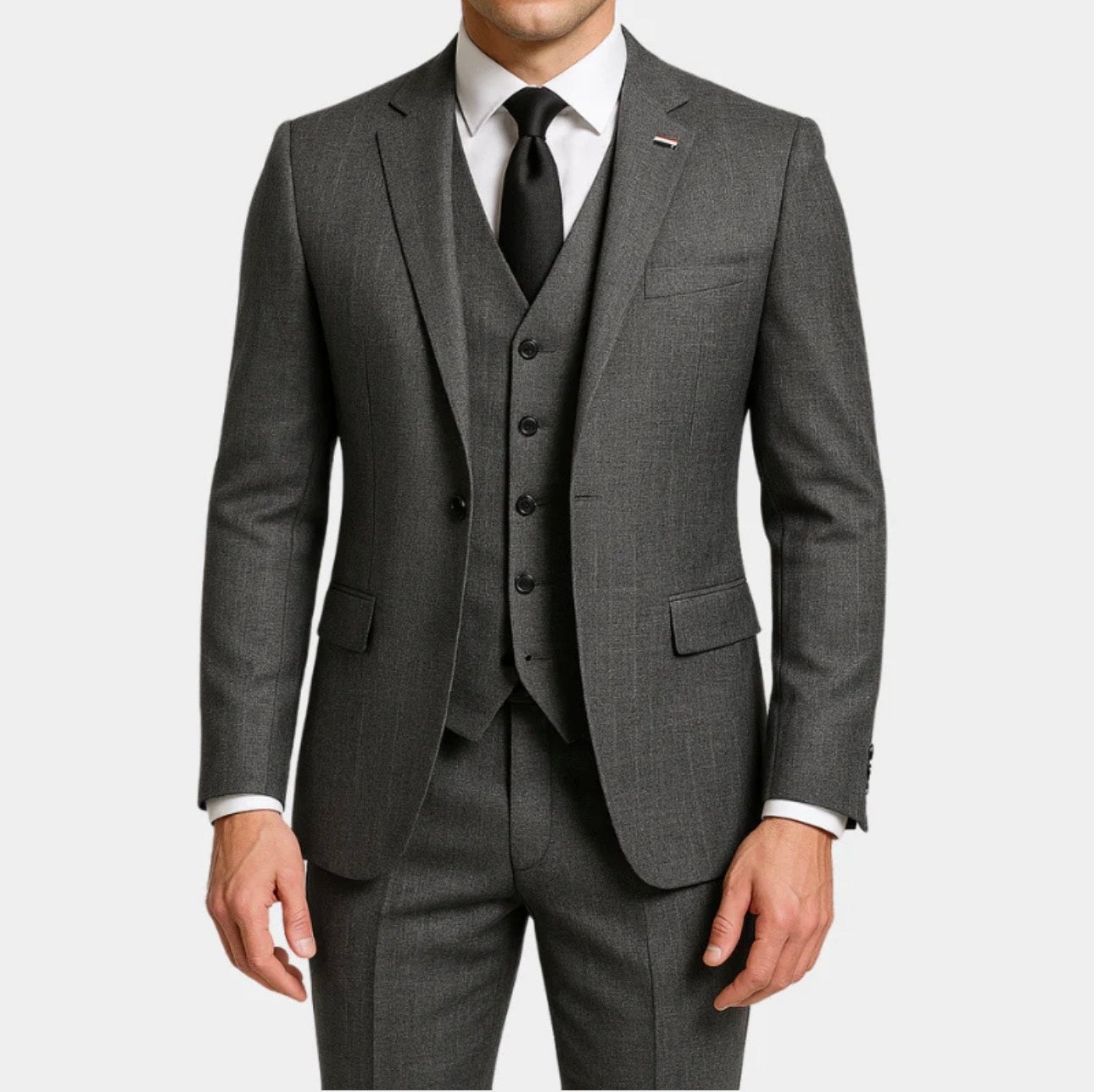TRAJE DE TRES PIEZAS GRAY ORACLE