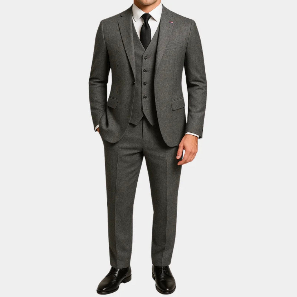 TRAJE DE TRES PIEZAS GRAY ORACLE