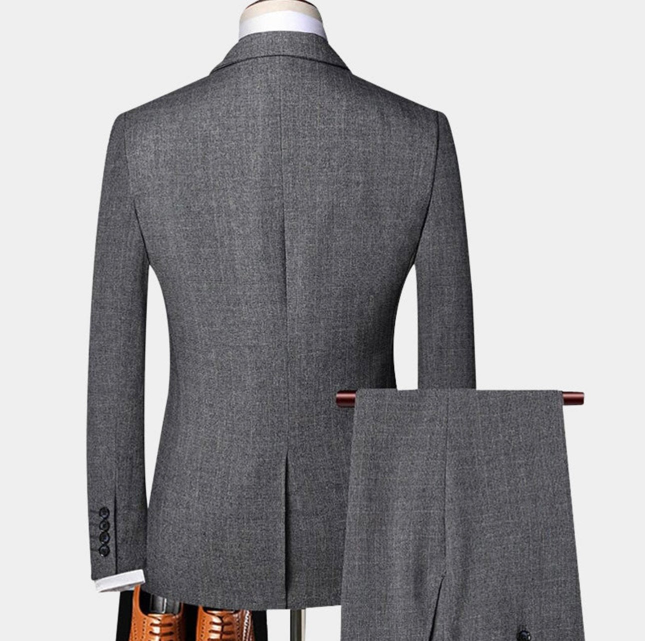 TRAJE DE TRES PIEZAS GRAY ORACLE