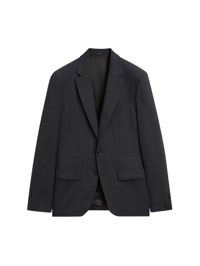 AMERICANA DE TRAJE AZUL MARINO CON CUADROS