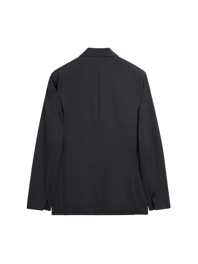 AMERICANA DE TRAJE AZUL MARINO CON CUADROS