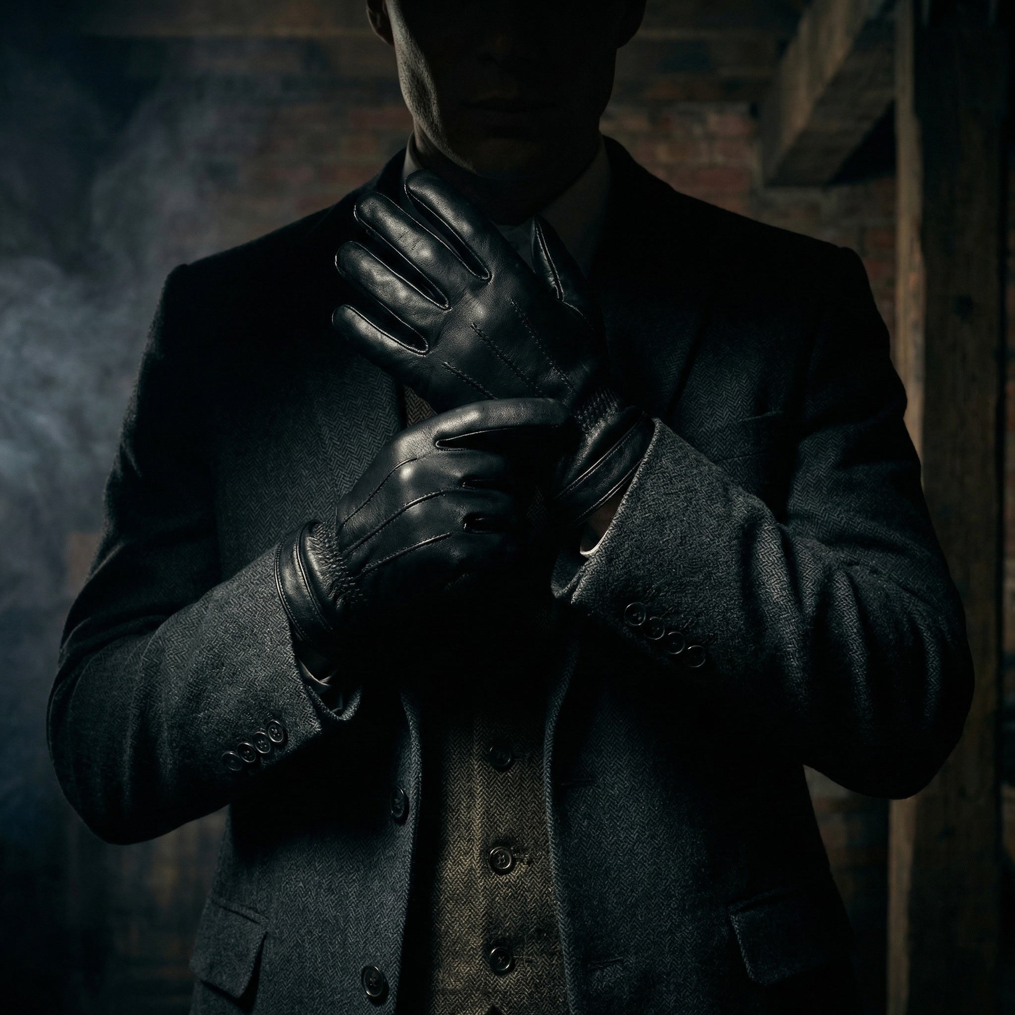 GUANTES DE CUERO OLD NOIR